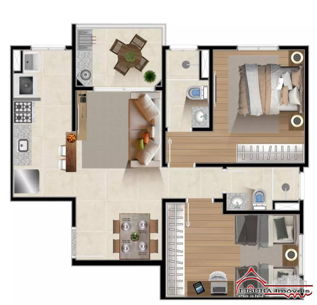 Apartamento à venda com 3 quartos, 58m² - Foto 16