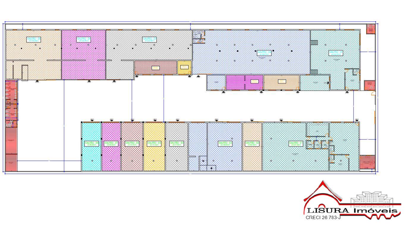 Depósito-Galpão-Armazém para alugar, 65m² - Foto 1