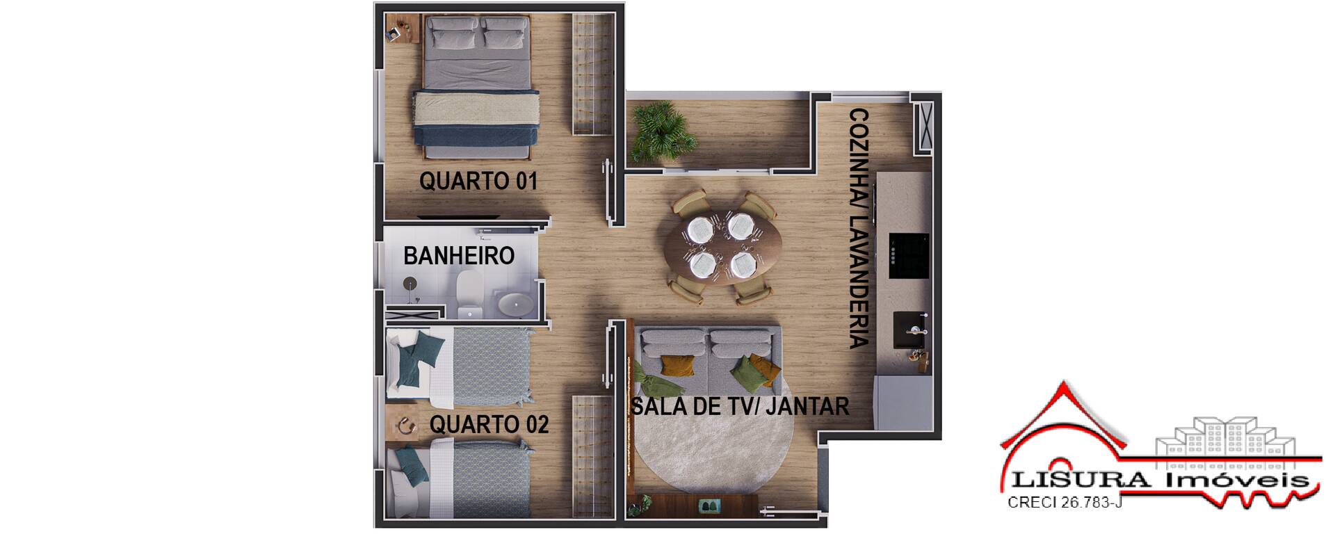 Apartamento à venda com 2 quartos, 44m² - Foto 21