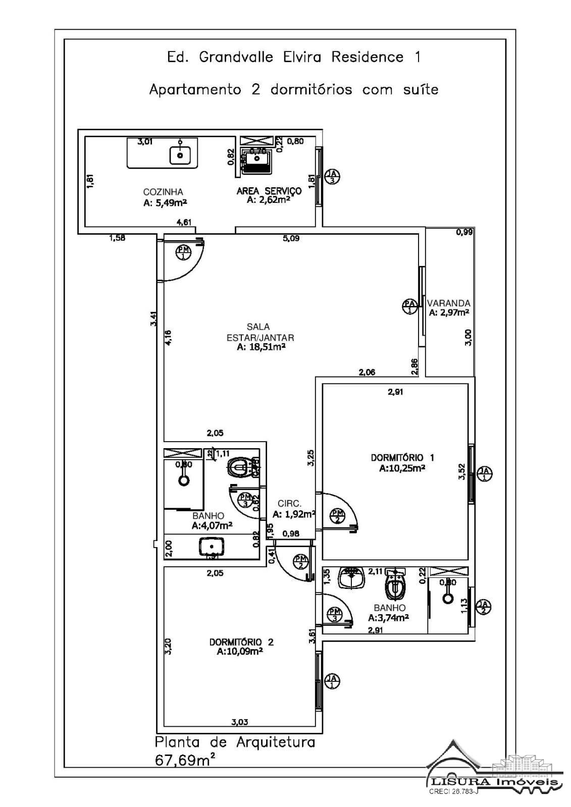 Apartamento para alugar com 2 quartos, 62m² - Foto 25