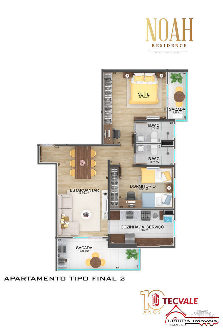 Apartamento à venda com 2 quartos, 76m² - Foto 25