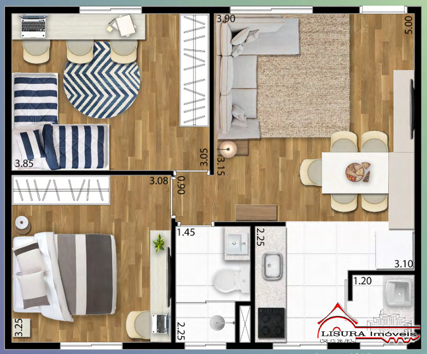 Apartamento à venda com 2 quartos, 54m² - Foto 47