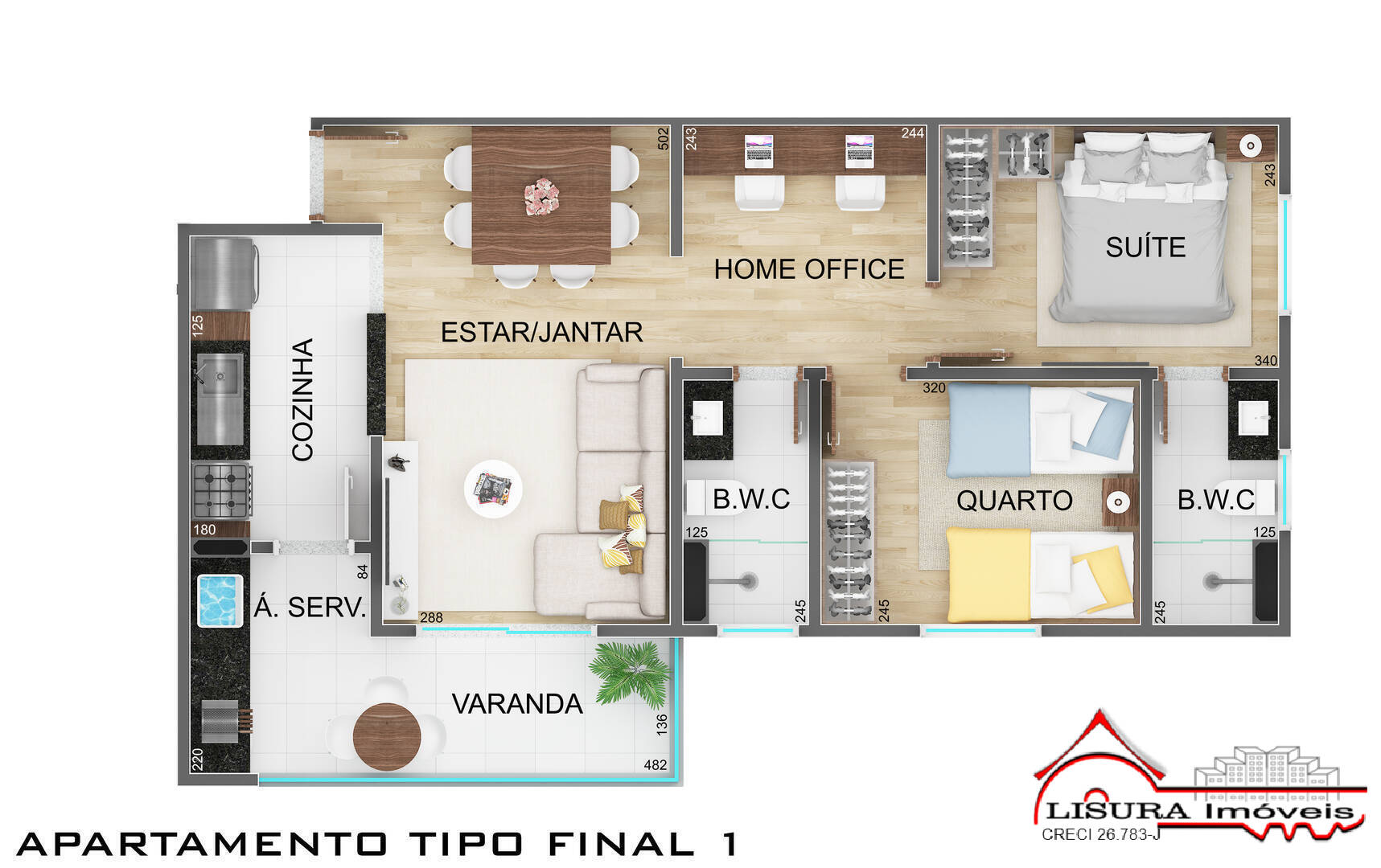 Apartamento à venda com 2 quartos, 66m² - Foto 19